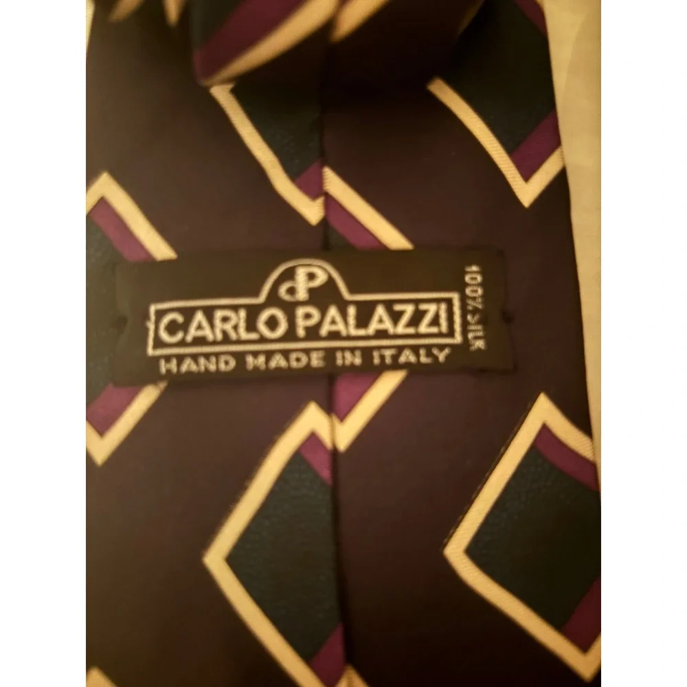 Carlo palazzi‎ silk imported tie.
